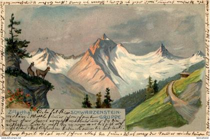 Zillertal - Schwarzenstein Gruppe - Litho