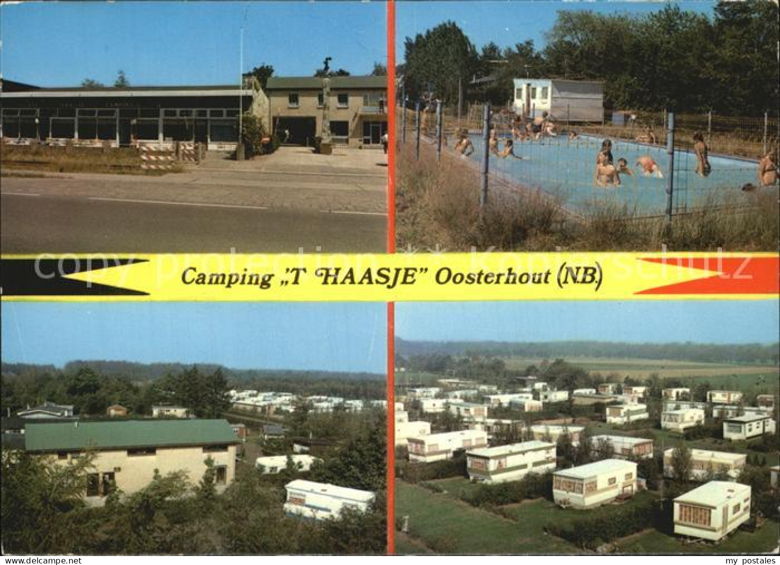 Oosterhout Camping T Haasje Swimming Pool Bungalows