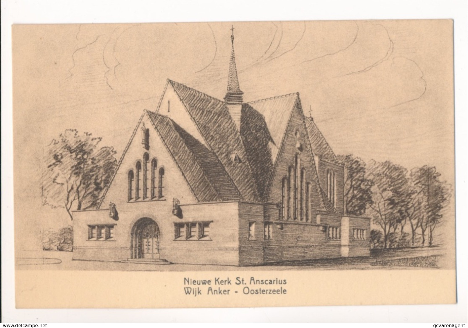 OOSTERZELE    NIEUWE KERK ST.ANSCARIUS    WIJK ANKER