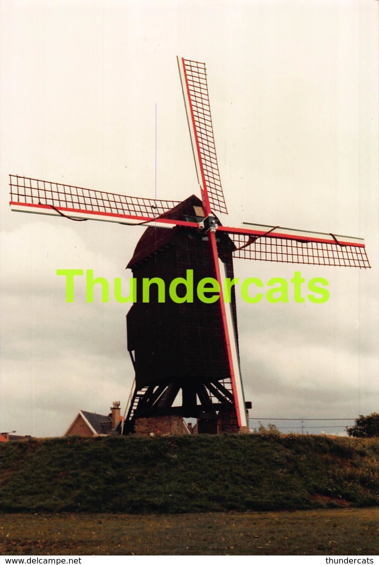 OOSTVLETEREN OOST VLETEREN MOLEN MOULIN FOTO PHOTO 1986   ( 10 CM X 15 CM )