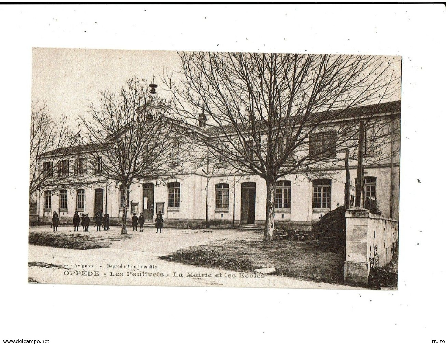 OPPEDE-LE-VIEUX LES POLIVETS LA MAIRIE ET LES ECOLES
