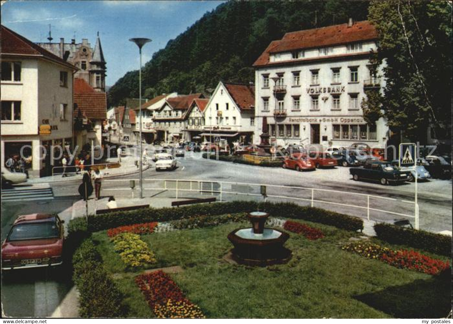 Oppenau Allmendplatz Brunnen