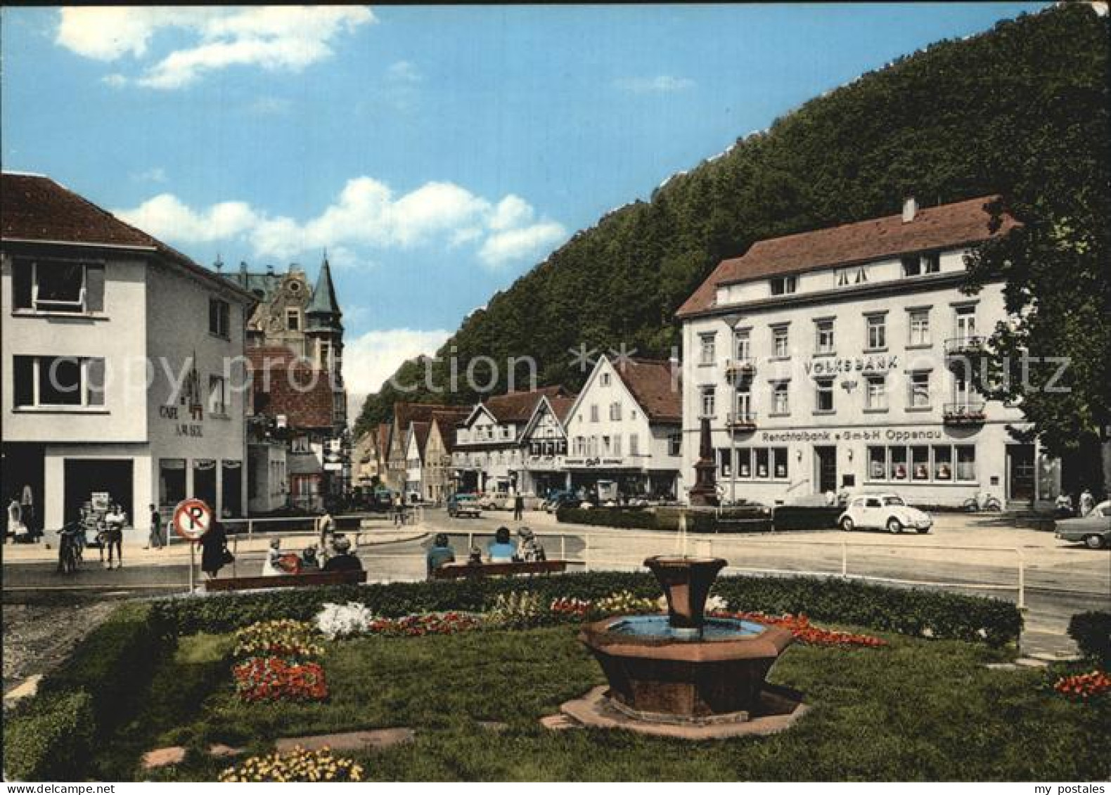 Oppenau Allmendplatz Brunnen