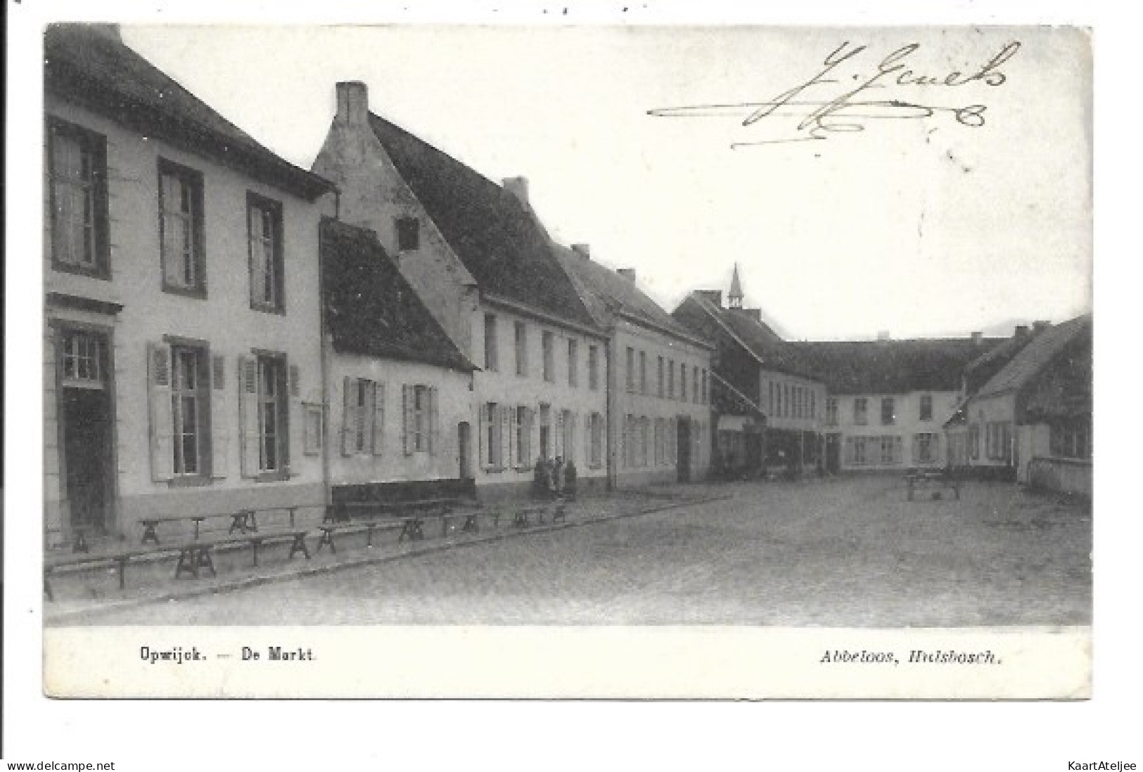 Opwijk - De markt.