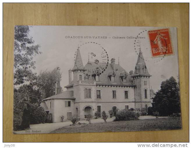 ORADOUR SUR VAYRES-CHATEAU CALLANDREAU