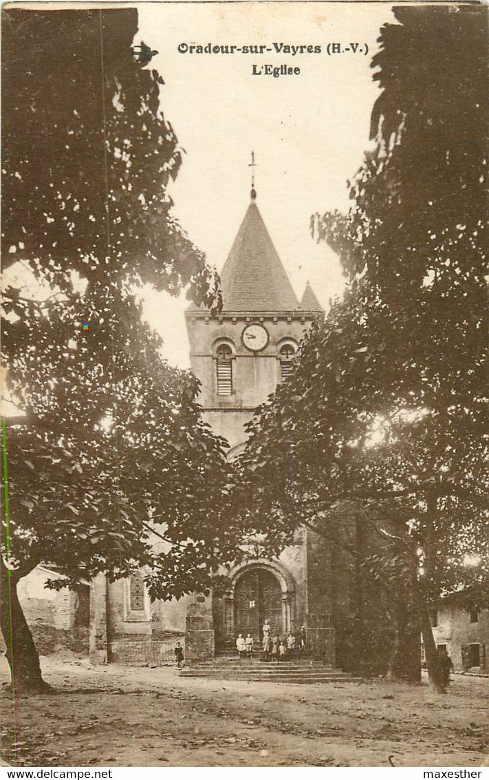 ORADOUR SUR VAYRES l'église