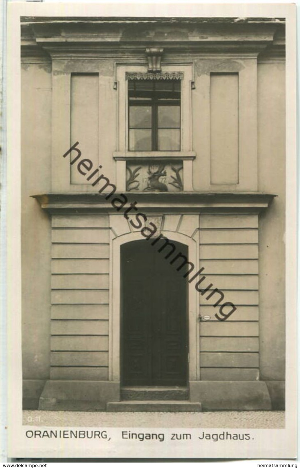 Oranienburg - Jagdhaus - Foto-Ansichtskarte - Verlag Ludwig Walter Berlin