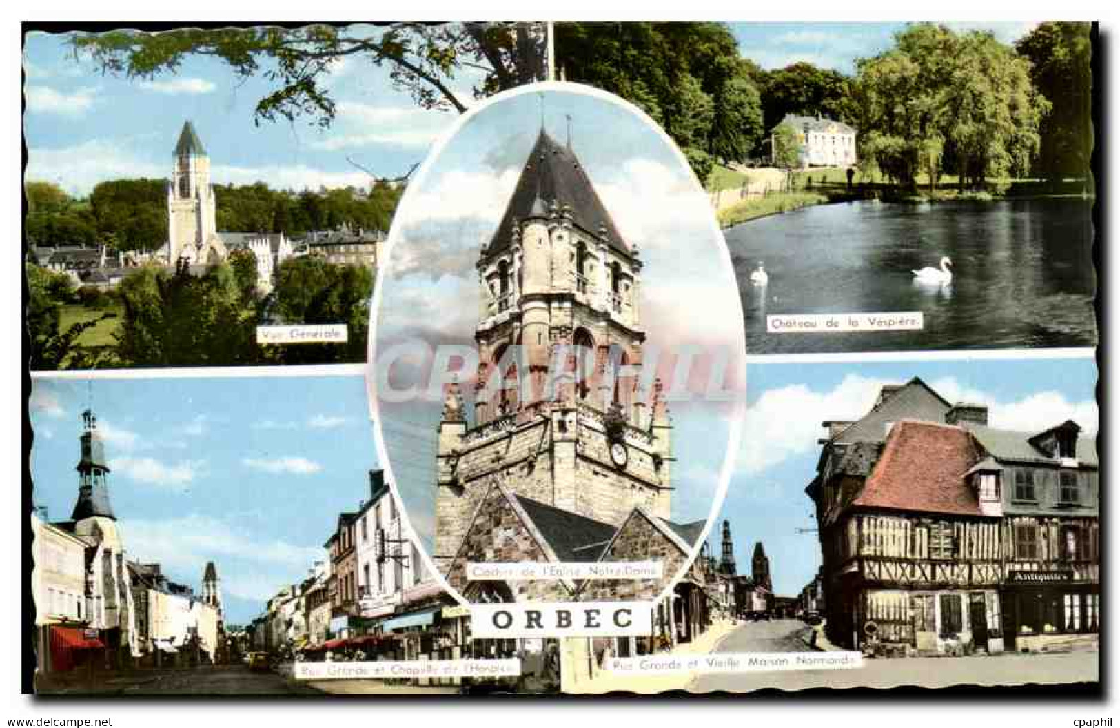 Orbec en Auge - Souvenir - La Normandie - CPA