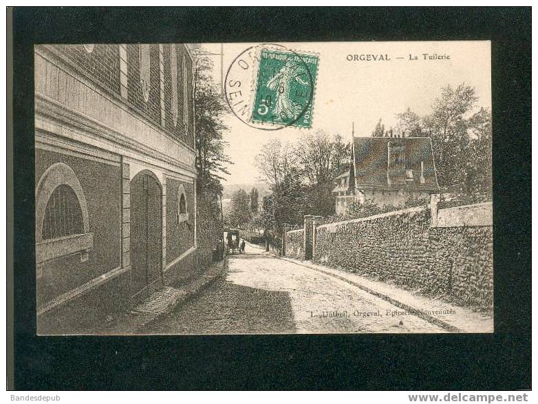 Orgeval - La Tuilerie ( L. Dutheil Orgeval Epiceries Nouveautés )