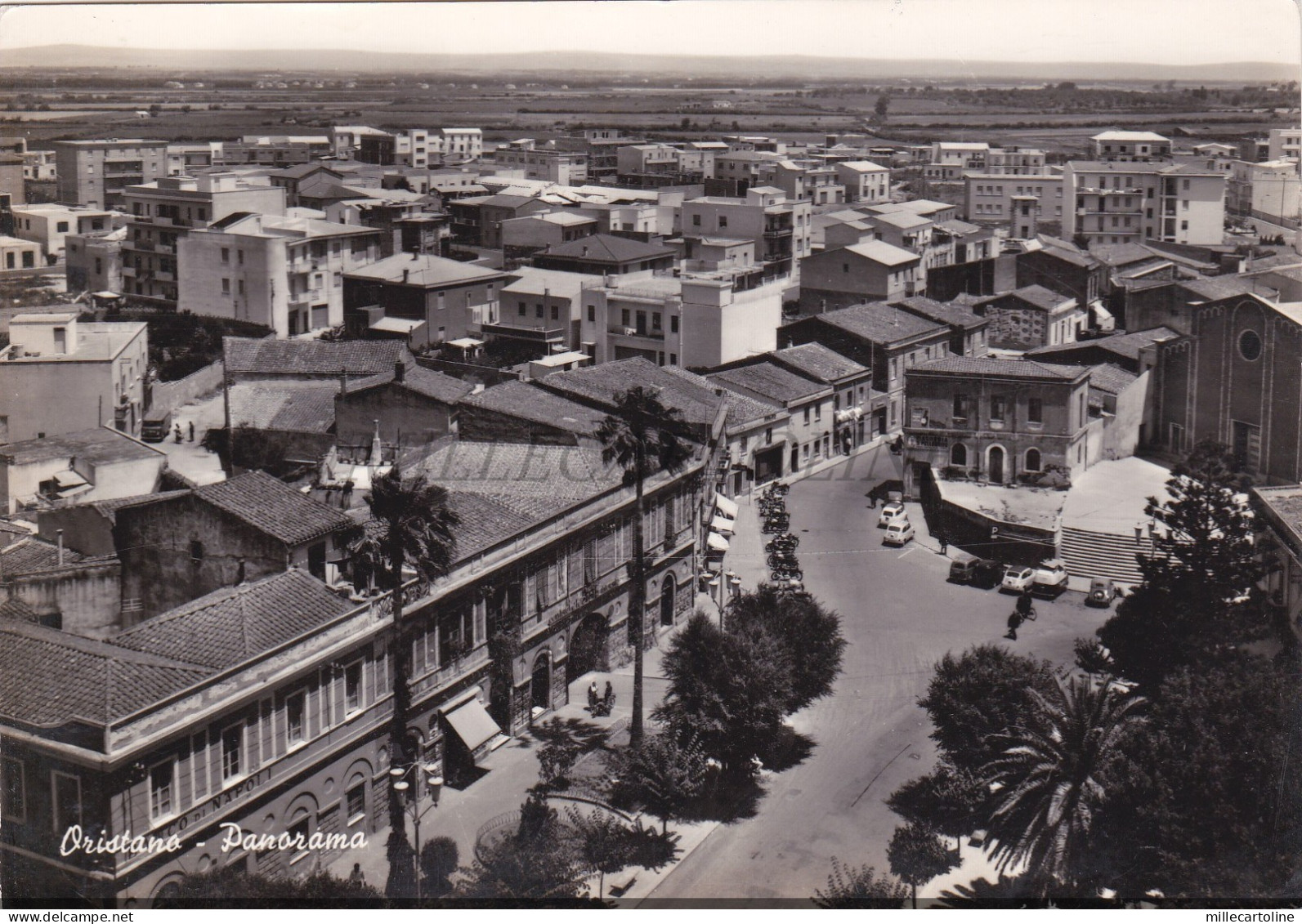 ORISTANO - Panorama, Cartolina 1963