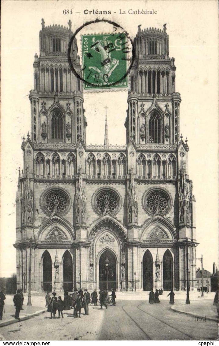 Orleans - la Cathedrale - CPA