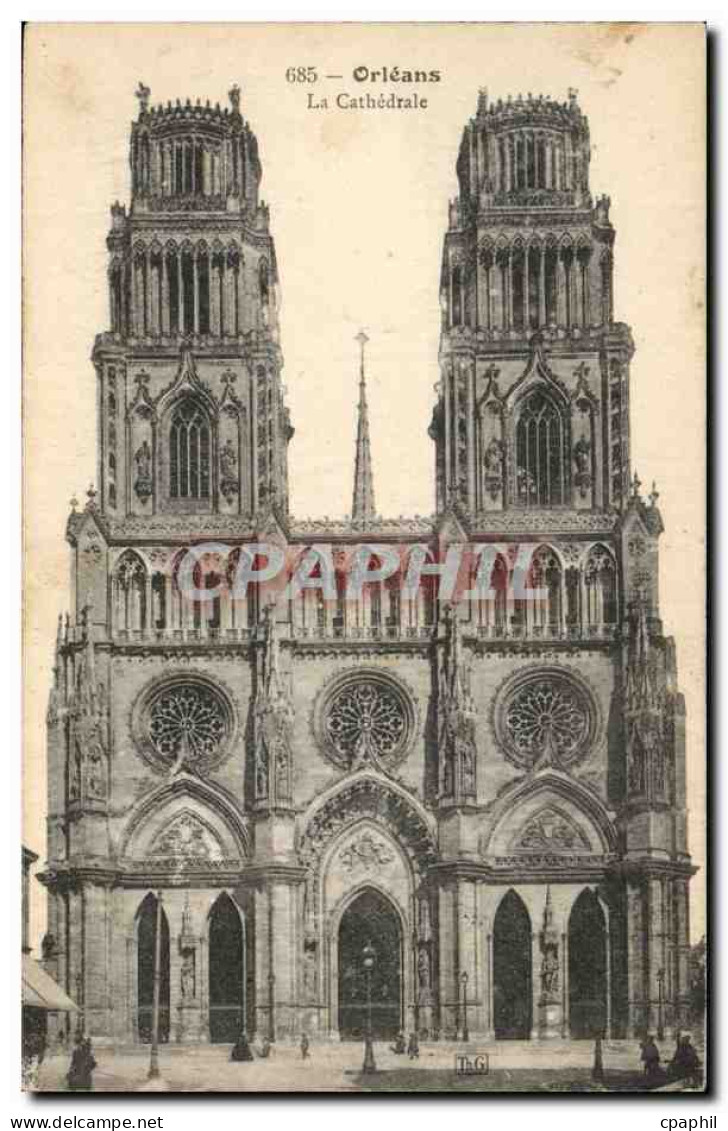 Orleans - La Cathedrale - CPA