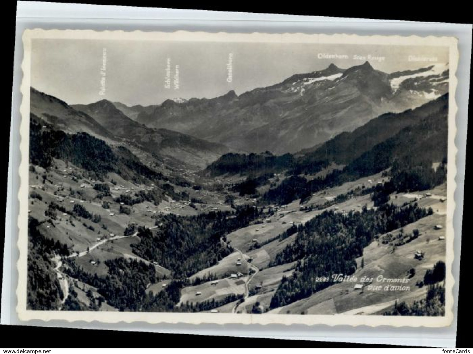 Ormont-Dessous Fliegeraufnahme