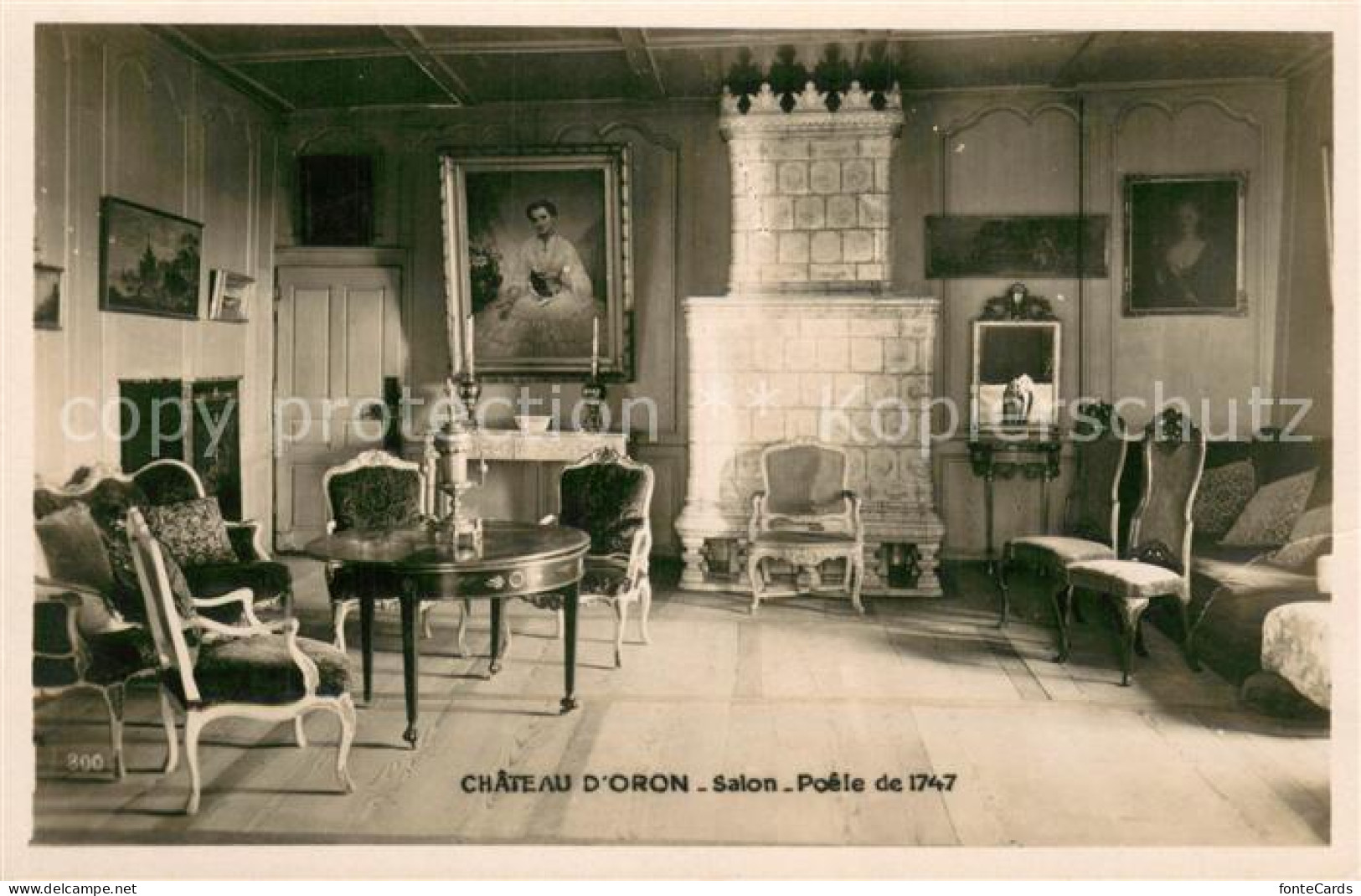 Oron-le-Chatel Chateau Salon