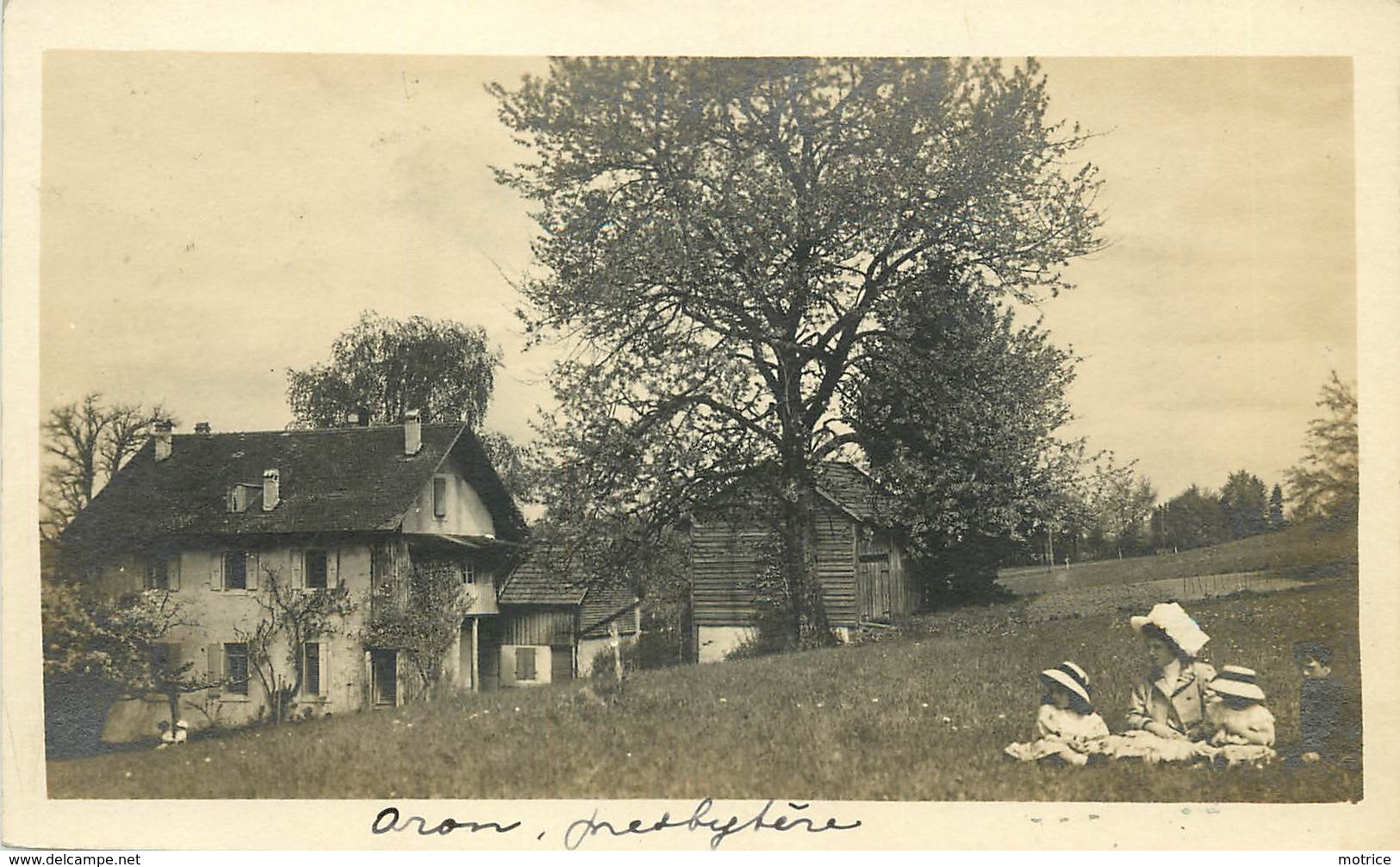 ORON - presbytère, carte photo.