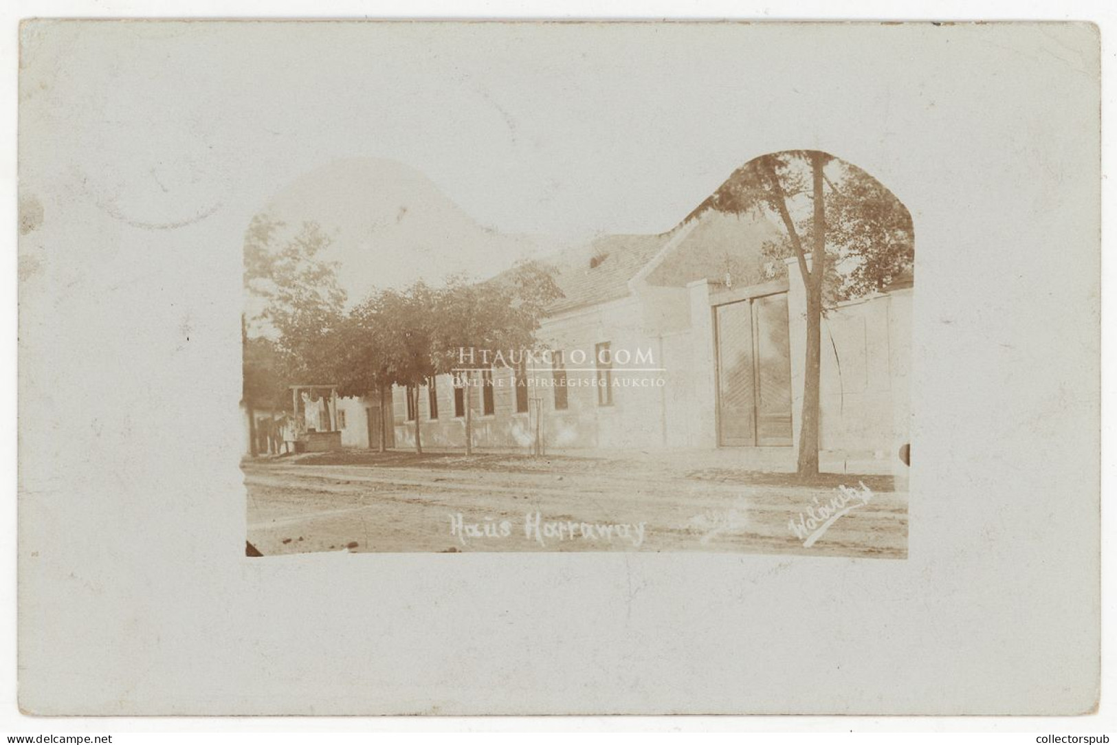 OROSZVÁR 1909. Érdekes, fotós képeslap
