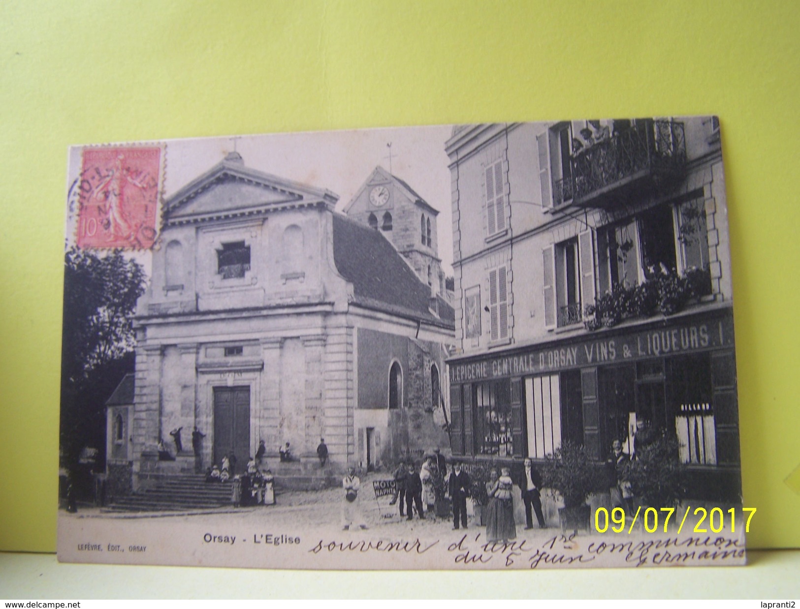 ORSAY (ESSONNE) LES MAGASINS. LES COMMERCES. L'EGLISE