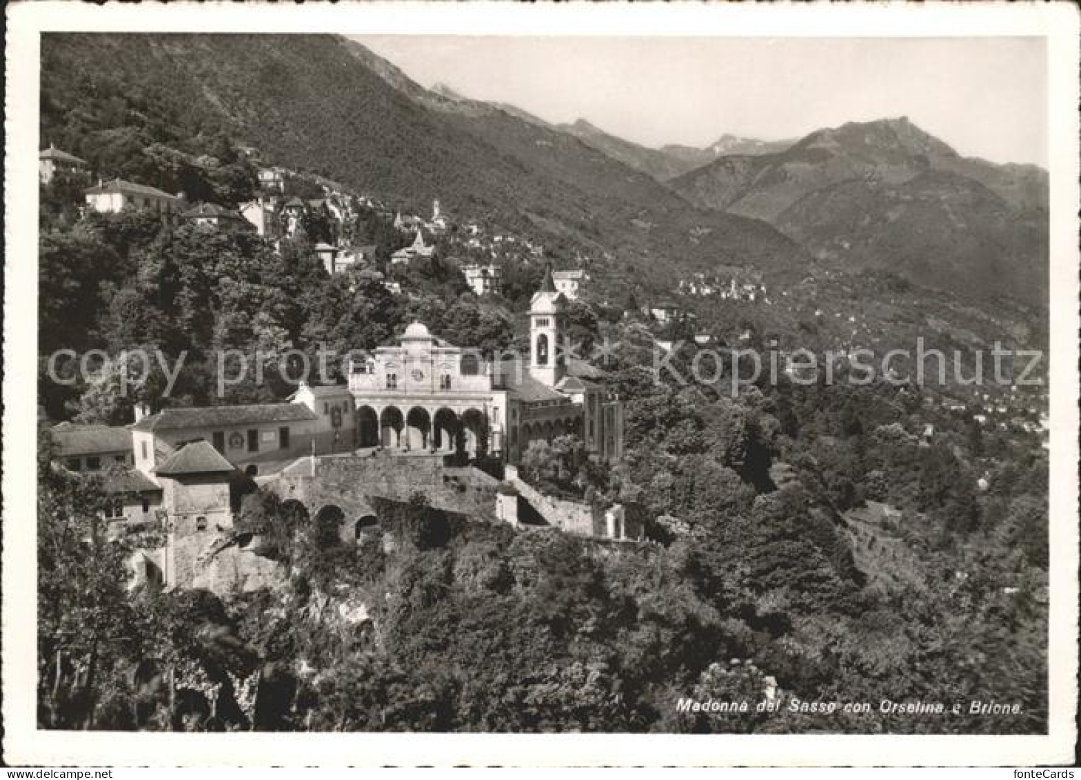 Orselina TI Madonna del Sasso con Orselina