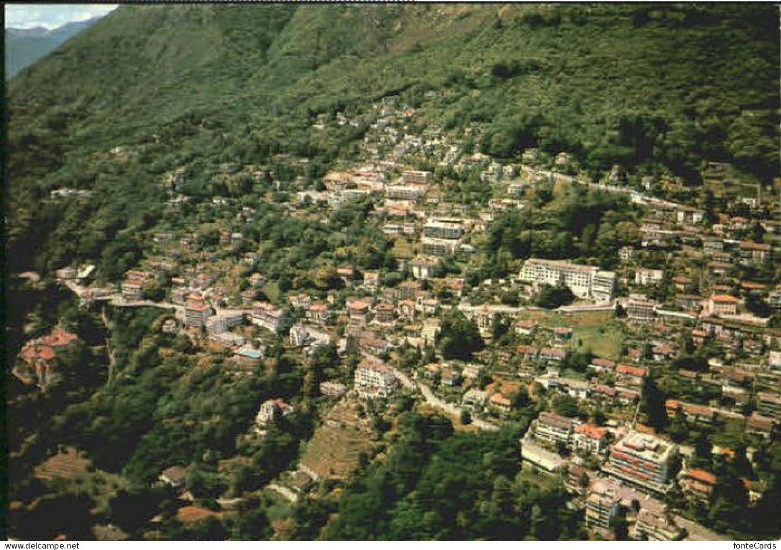 Orselina TI Orselina Fliegeraufnahme