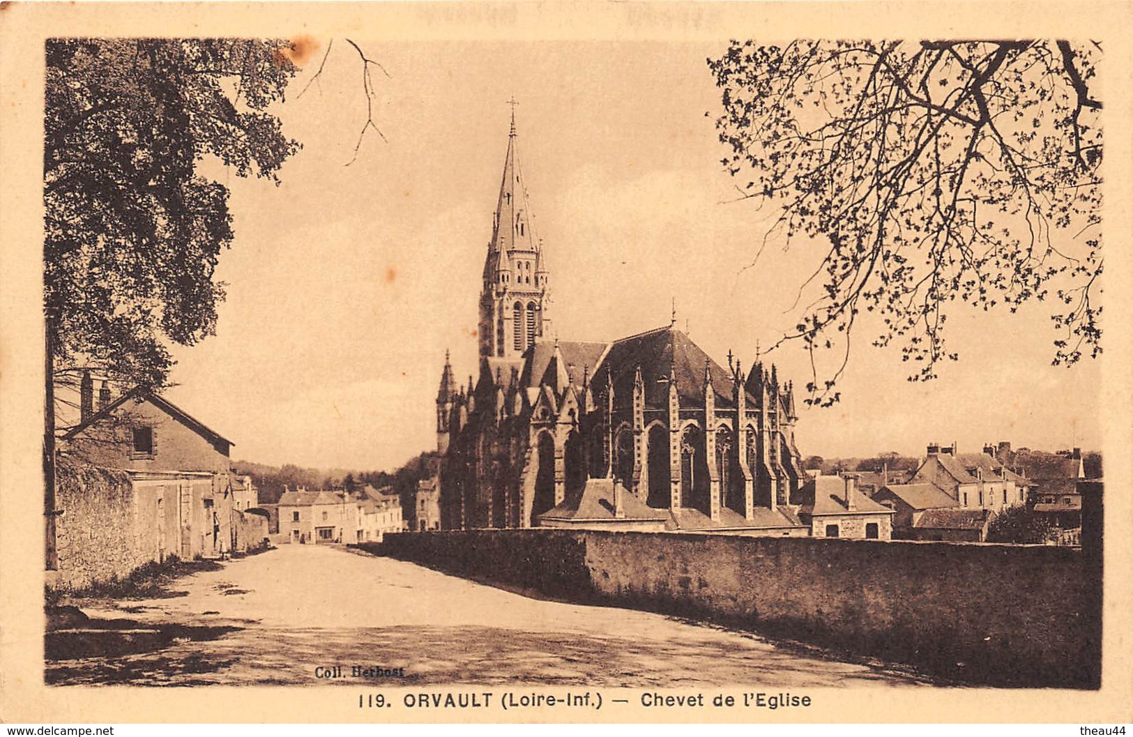 ¤¤   -  ORVAULT   -  Chevet de l'Eglise   -   ¤¤