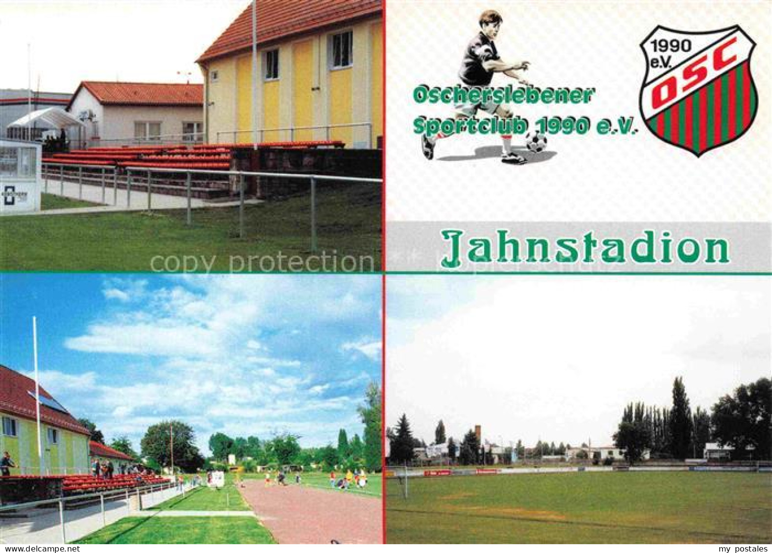Oschersleben Bode Jahnstadion Oscherslebener Sportclub 1990 e.V. Sportstadion Fu