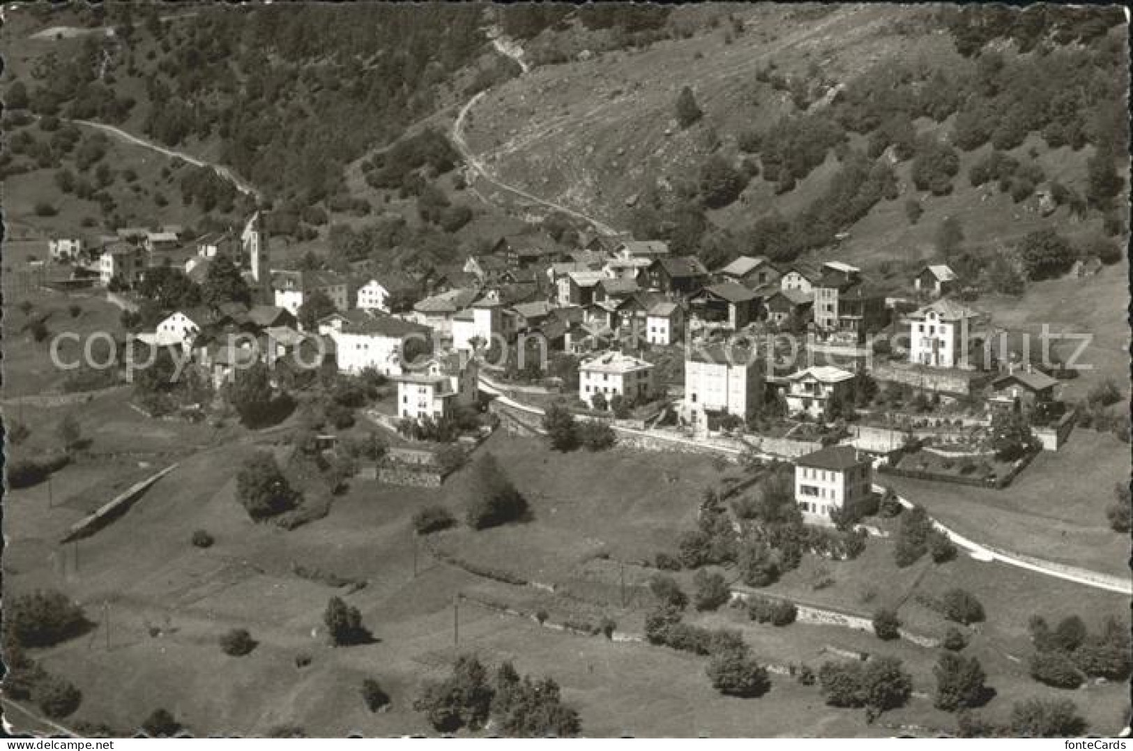 Osco Leventina Fliegeraufnahme