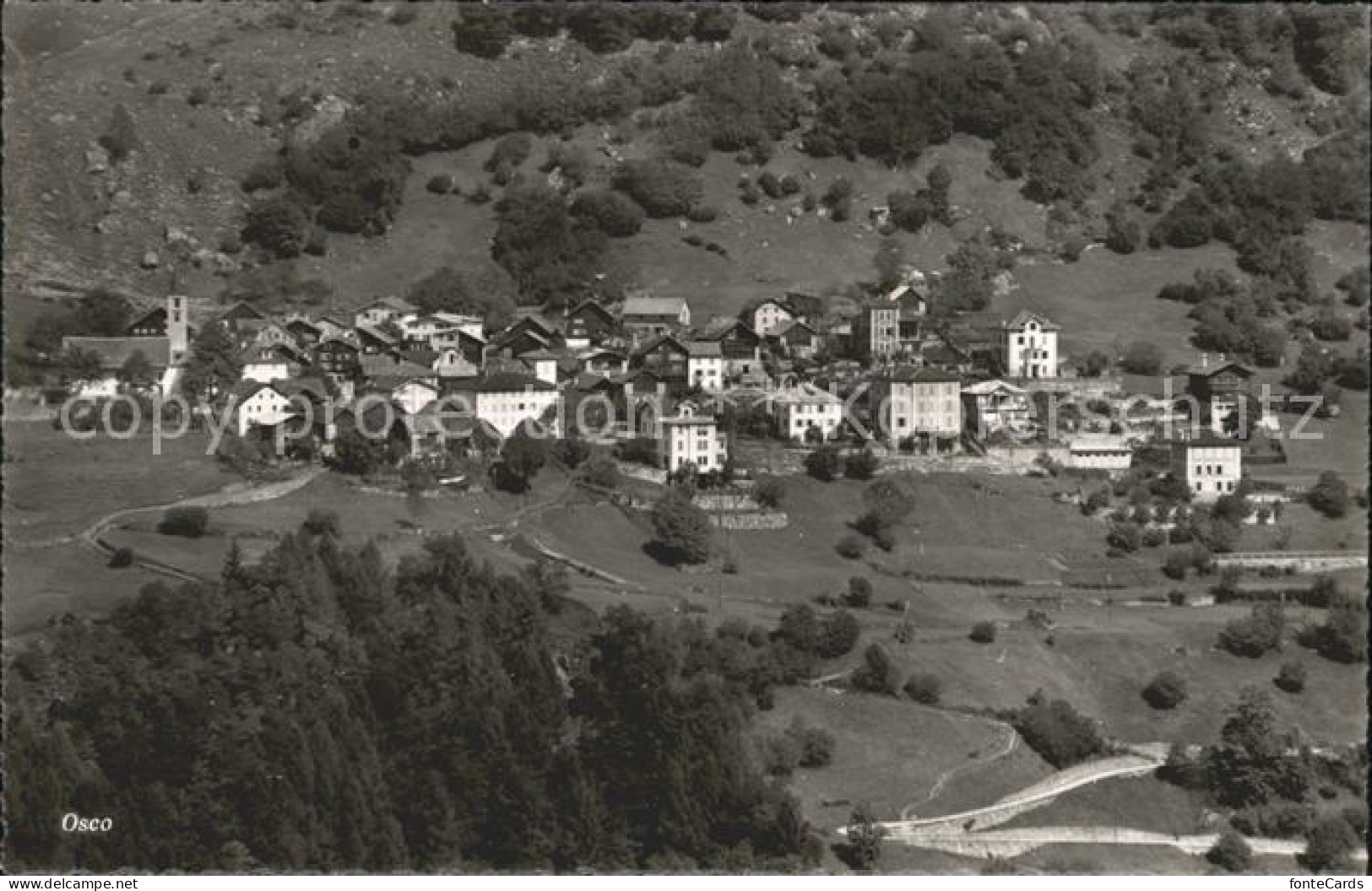 Osco Leventina Fliegeraufnahme