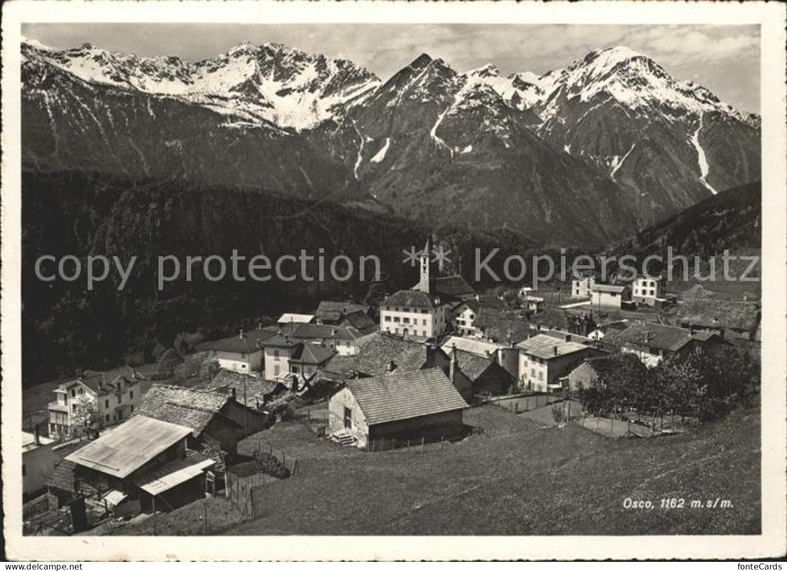 Osco Leventina Fliegeraufnahme