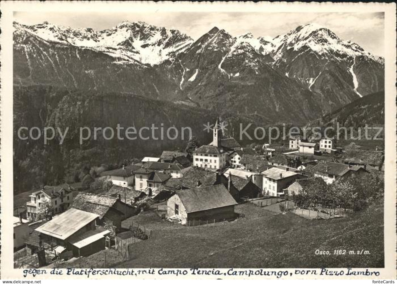 Osco Leventina Fliegeraufnahme