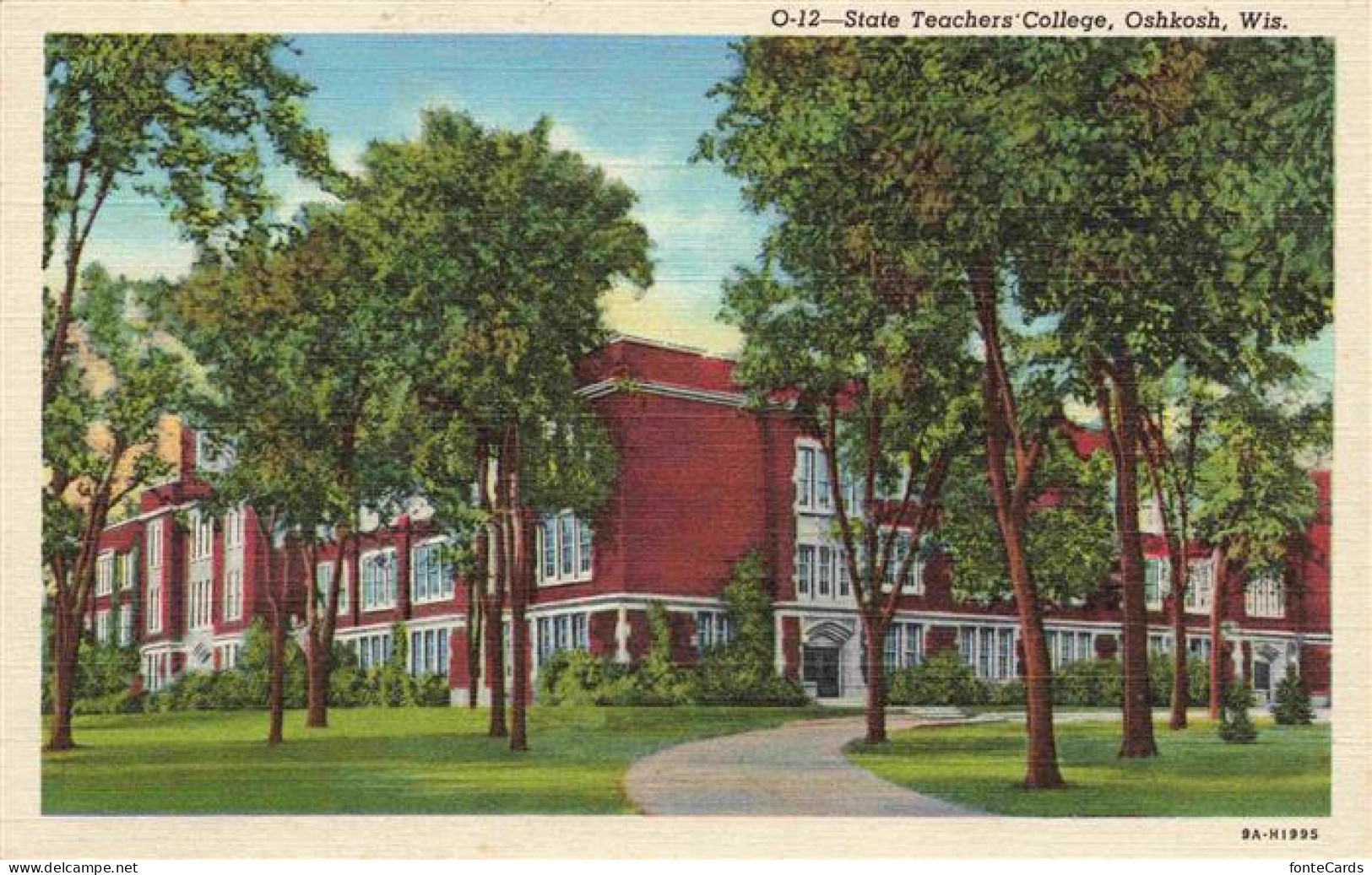 Oshkosh Wisconsin USA State Teachers' College Illustration