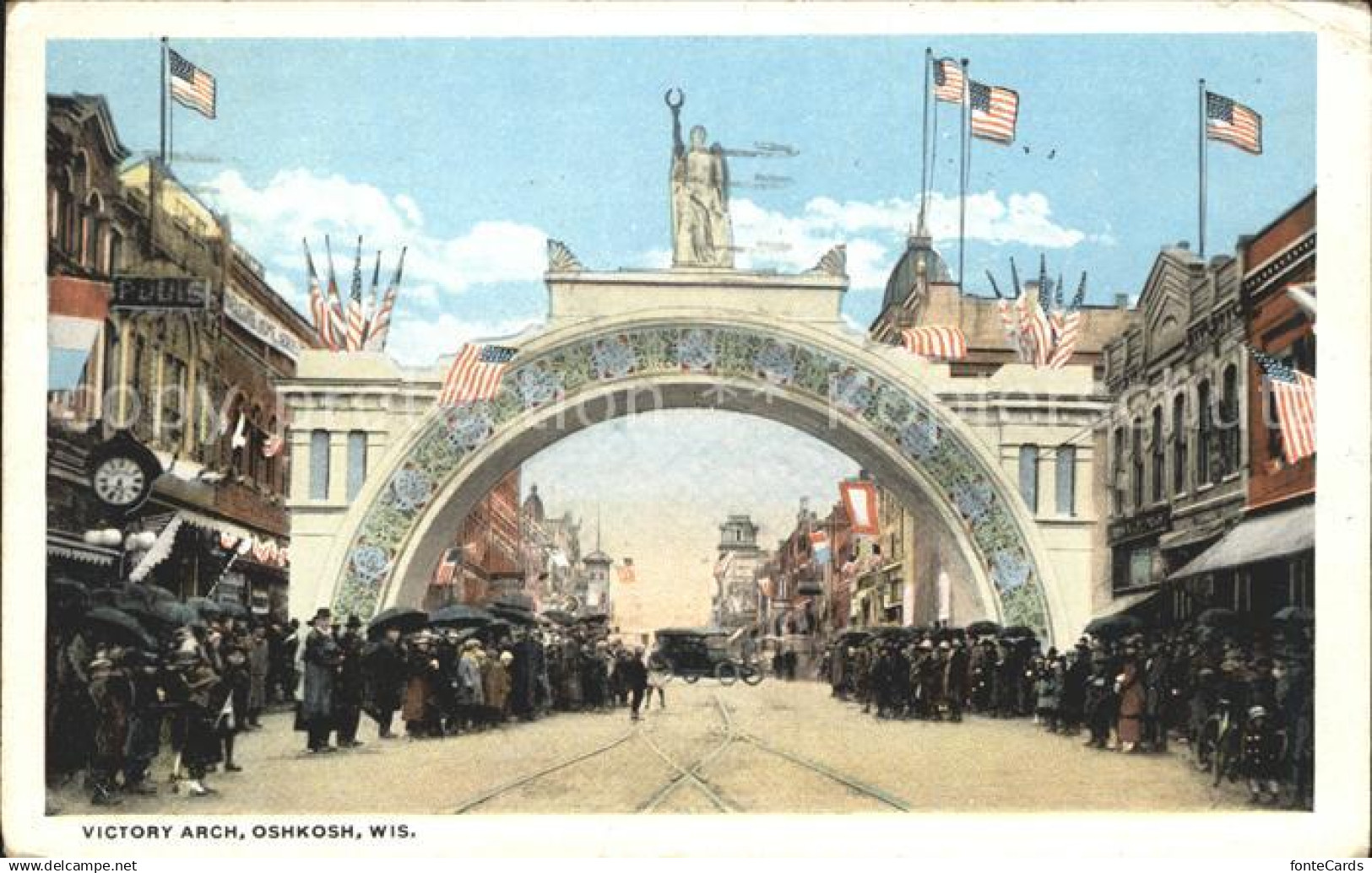 Oshkosh Wisconsin Victory Arch Flag