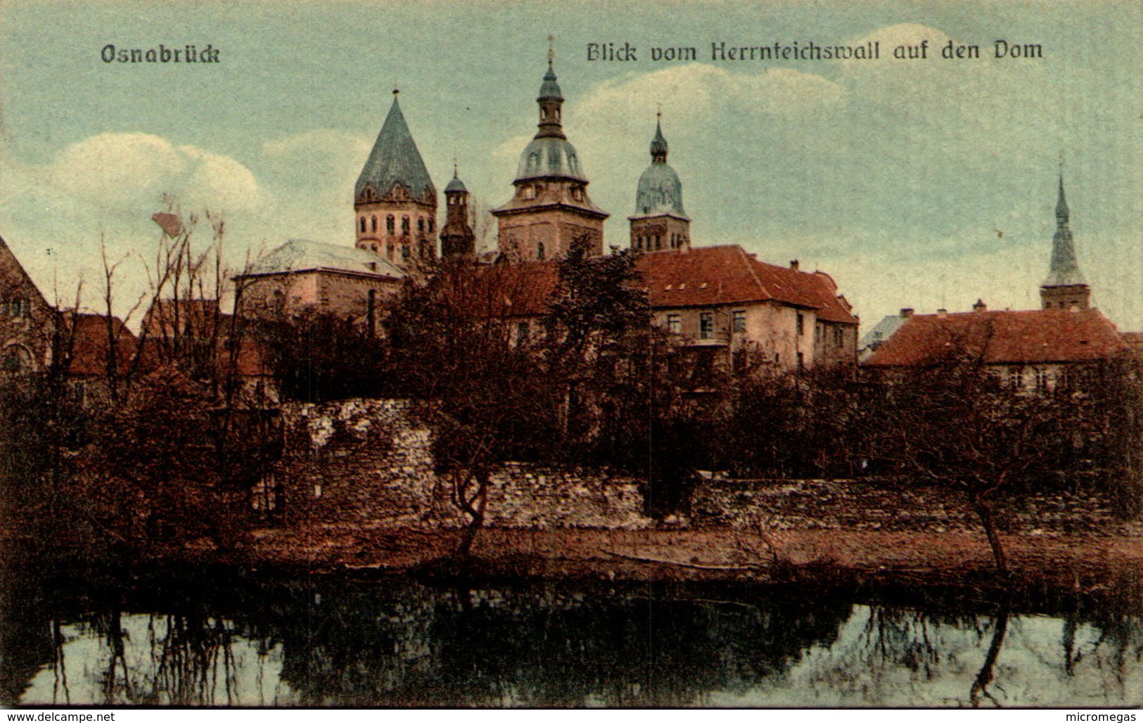 OSNABRÜCK - Blick vom Herrnteichswall auf den Dom