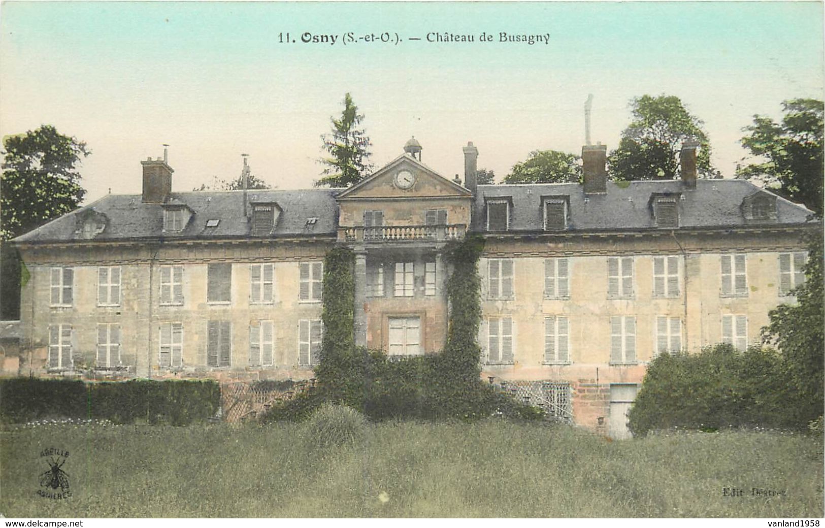 OSNY- château de Busagny(colorisée)
