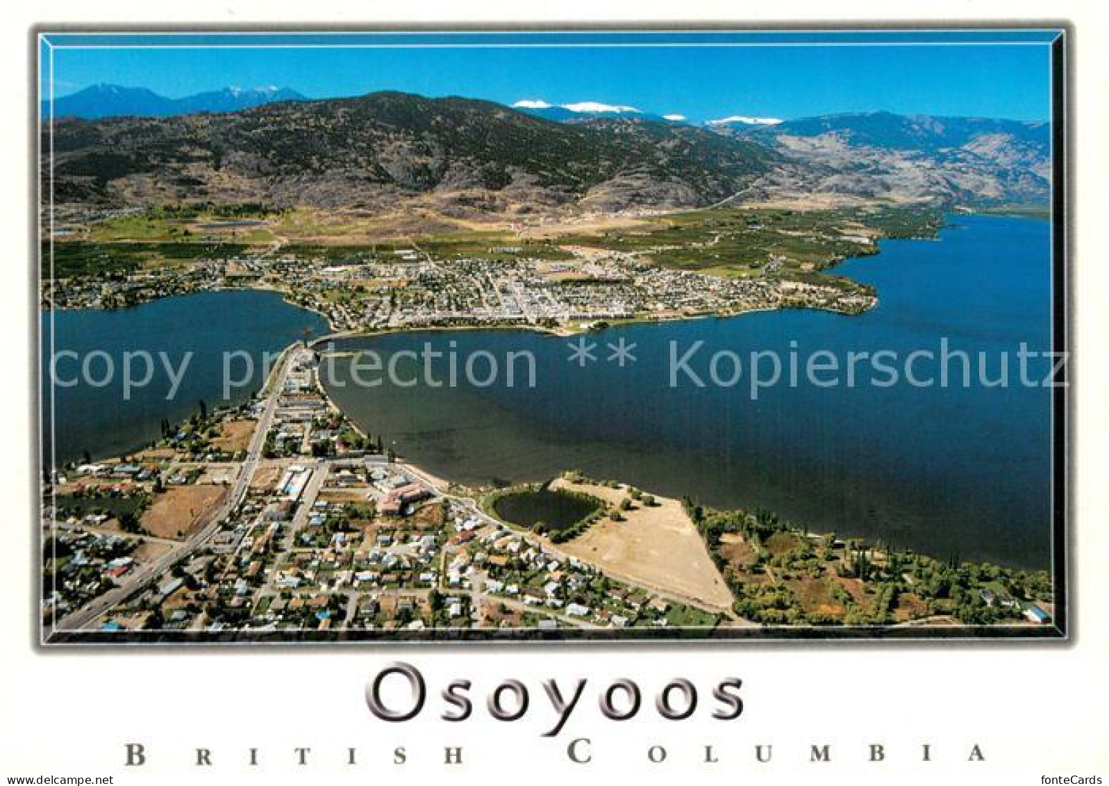 Osoyoos Canada Air view