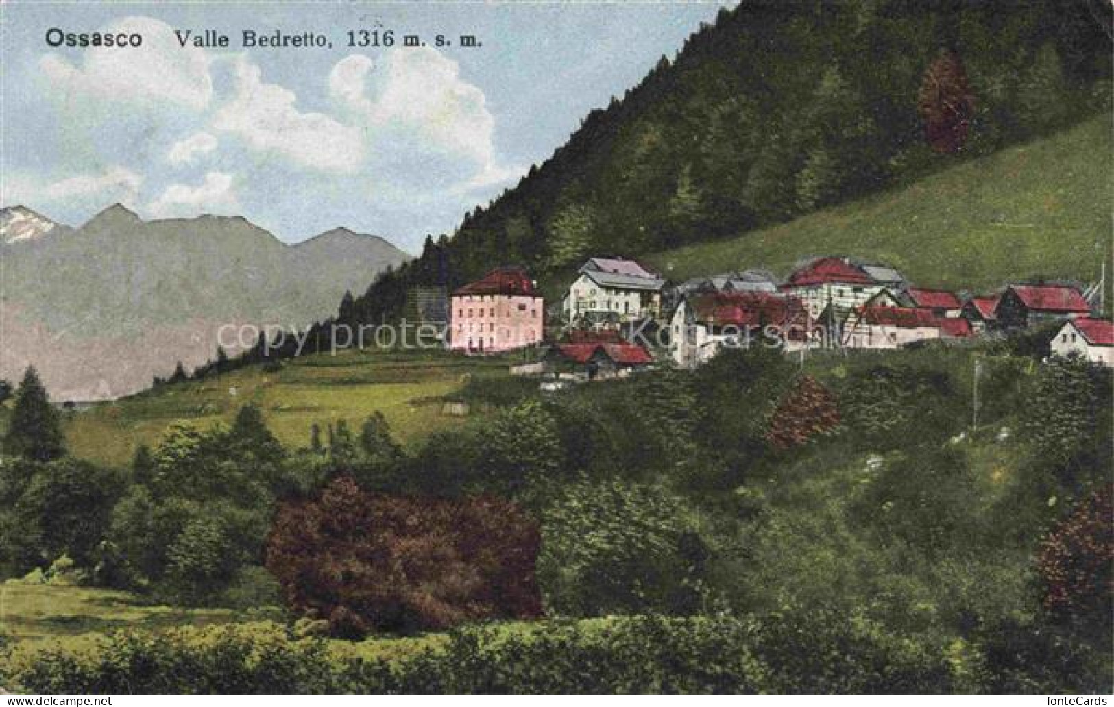 Ossasco Bedretto Leventina TI Valle Bedretto