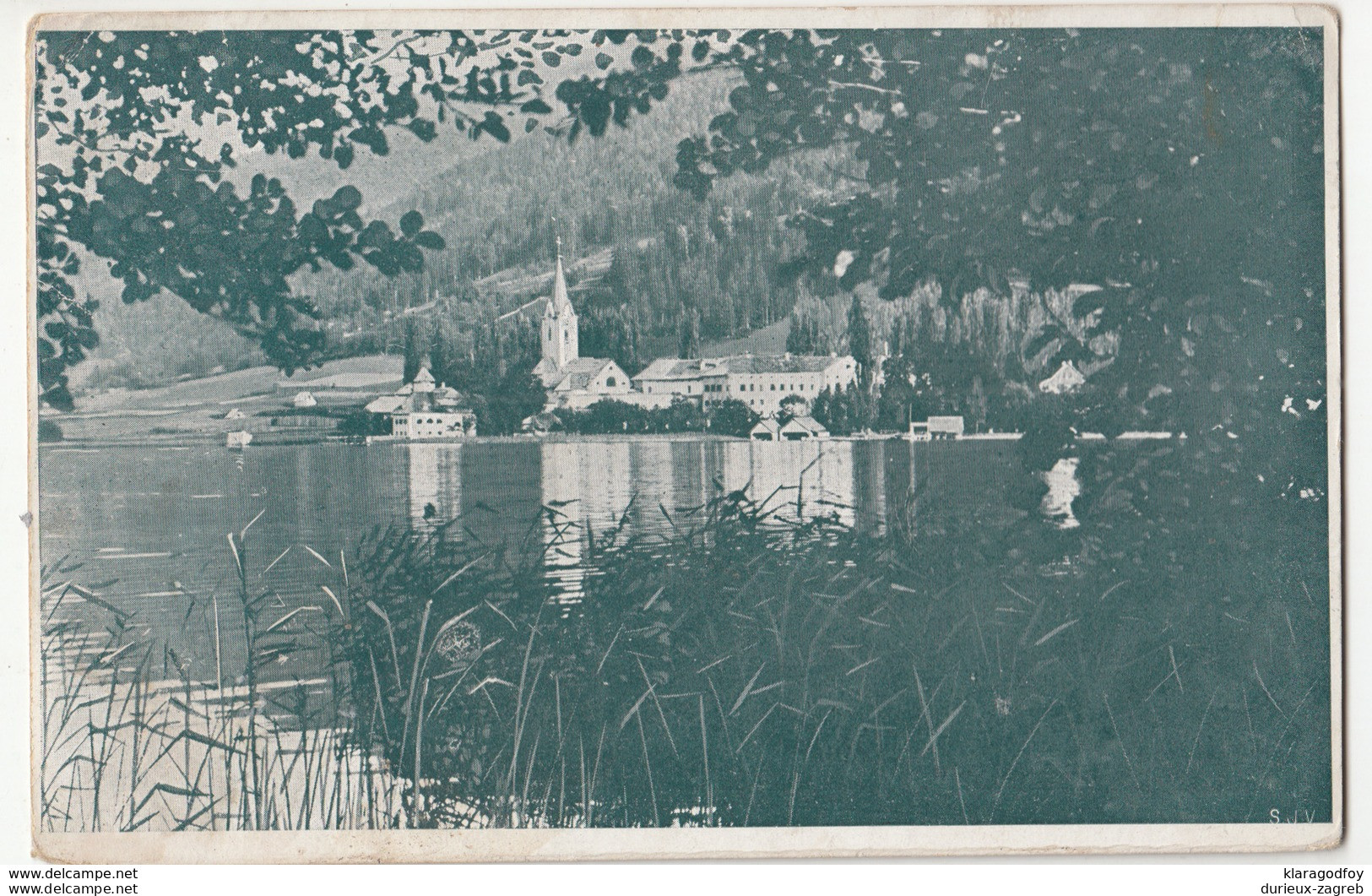 Ossiach old postcard travelled 1924 b181101