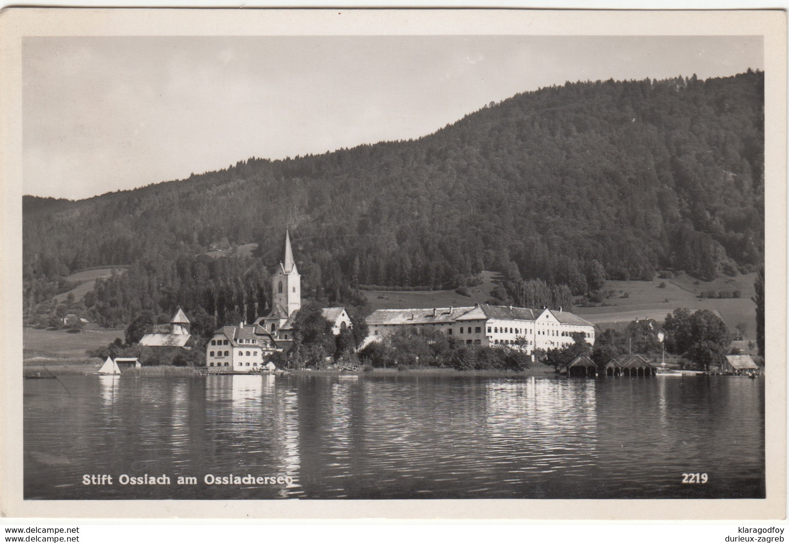 Ossiach old postcard unused b170620
