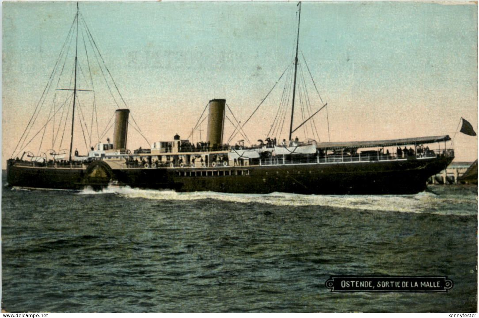 Ostende - Sortie de la Malle