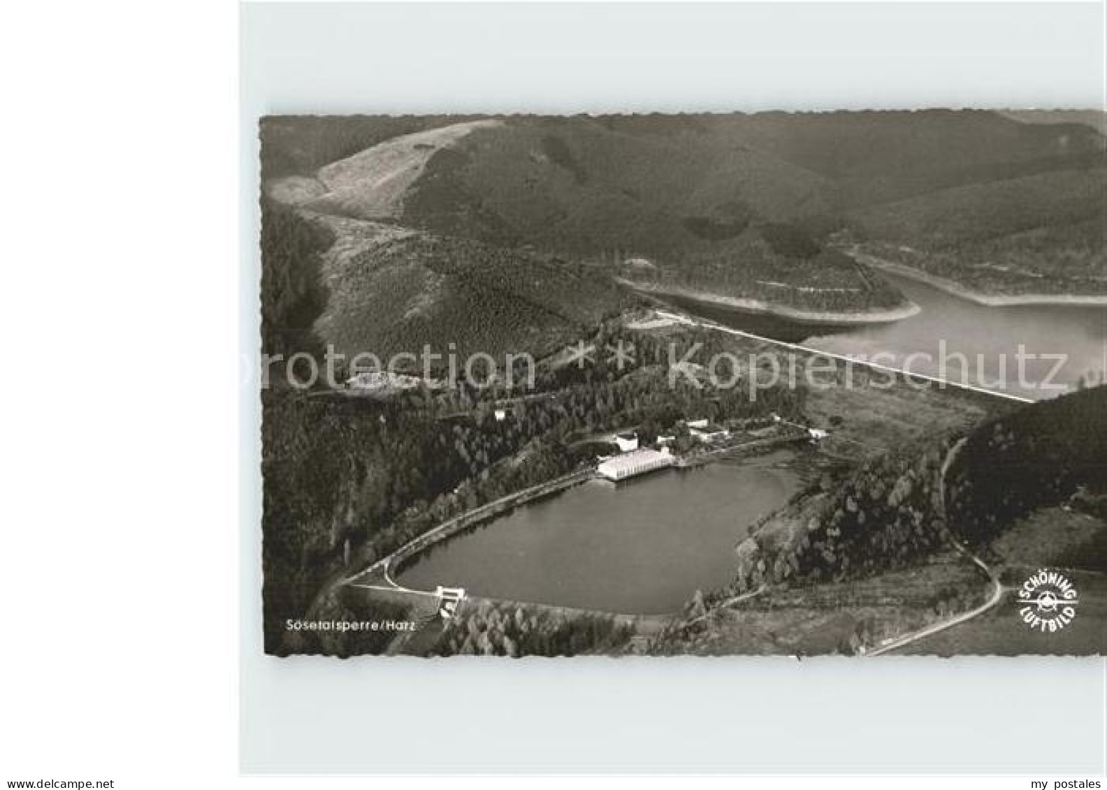 Osterode Harz Soesetalsperre Fliegeraufnahme
