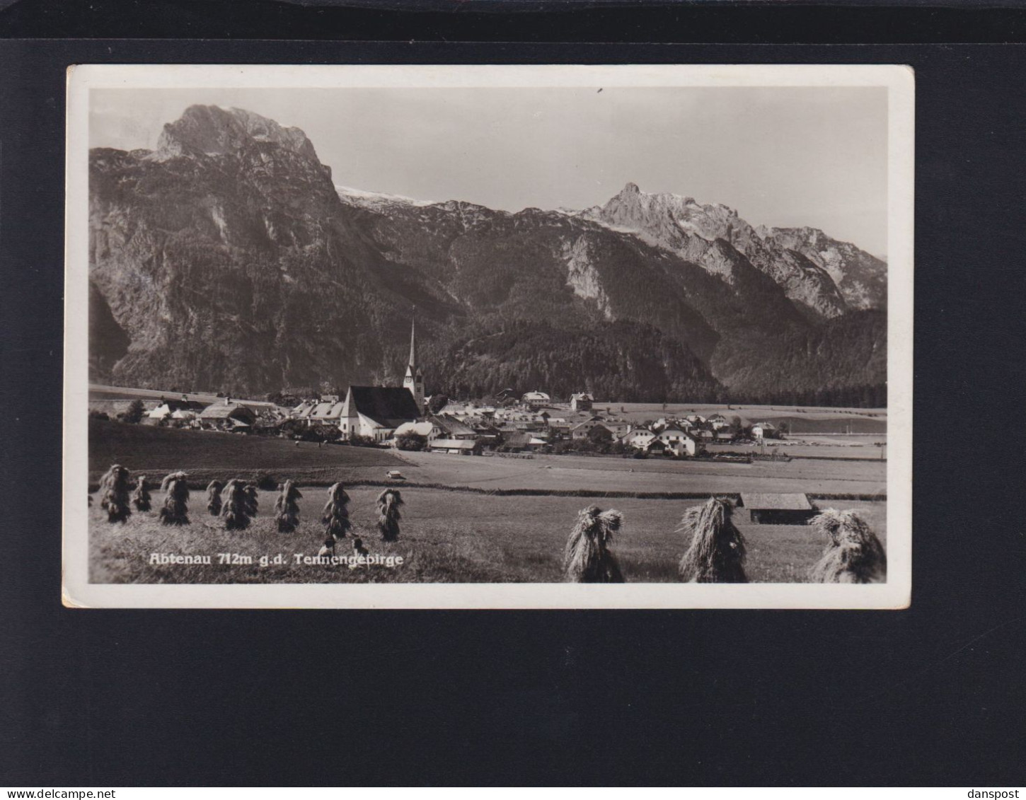 Österreich AK Abtenau 1939 gelaufen