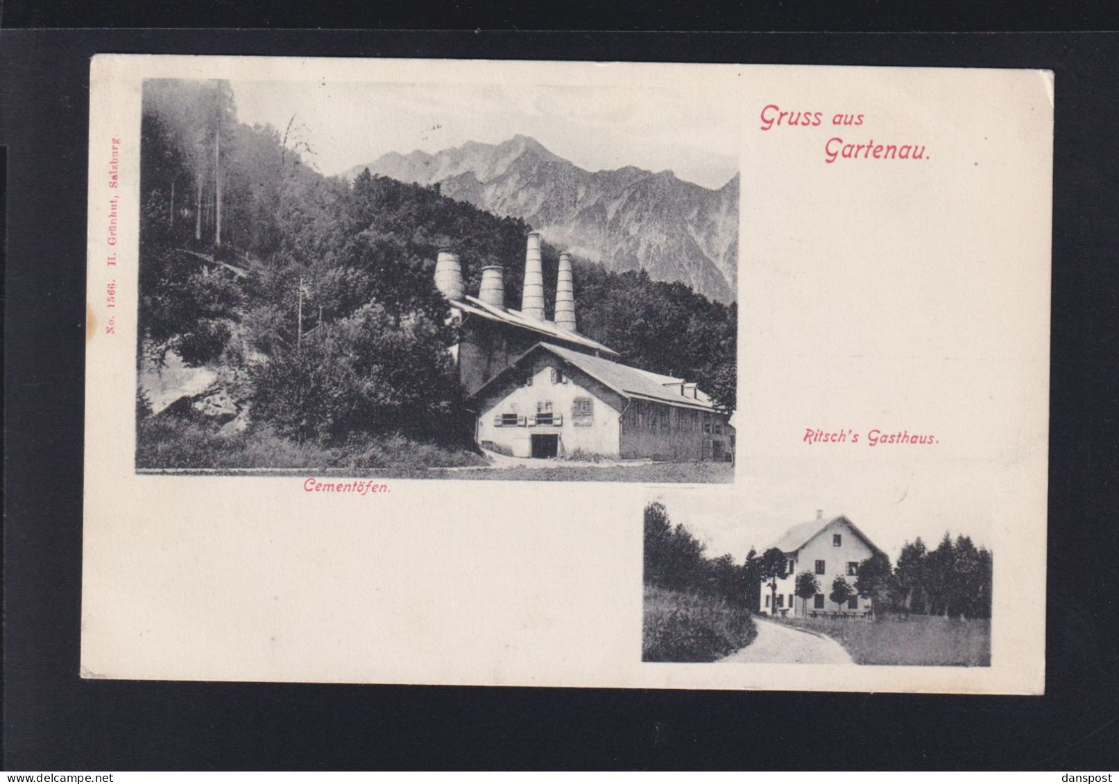 Österreich AK Gartenau 2 Ansichten