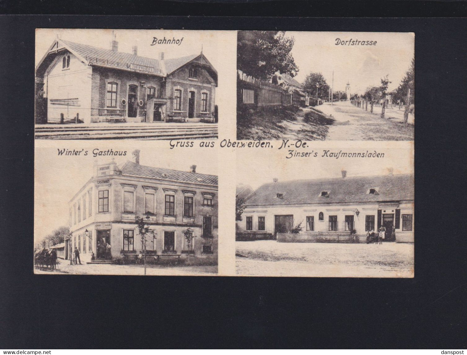 Österreich AK Oberweiden Weiden 4 Ansichten