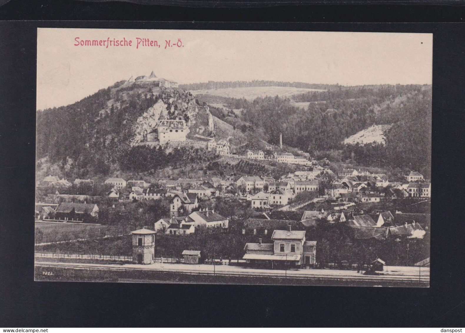 Österreich AK Pitten Bahnhof