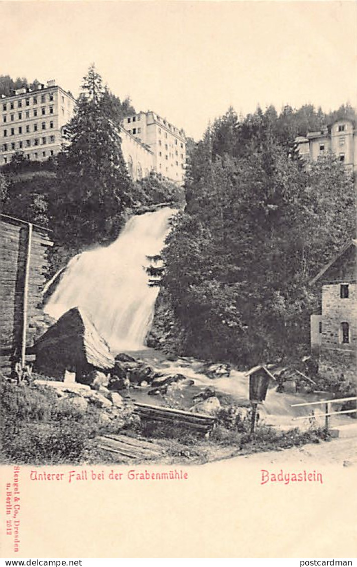 Österreich - BAD GASTEIN - Unterer Fall bei der Grabenmühle