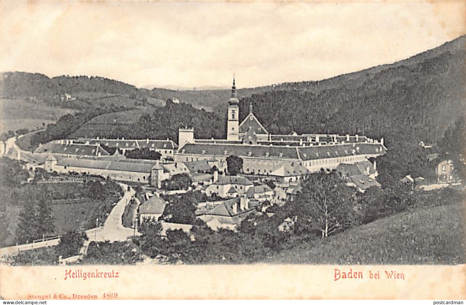 Österreich - BADEN bei Wien (NÖ) Heilingenkreutz - Verlag Stengel & Co. 4869