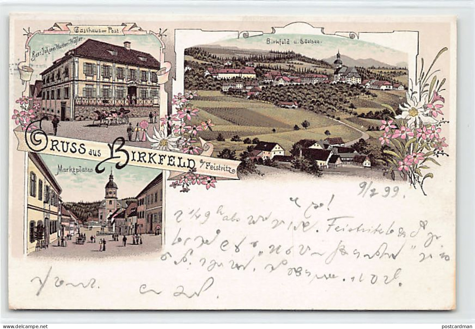 Österreich - BIRKFELD (NÖ) Litho - Jahr 1899