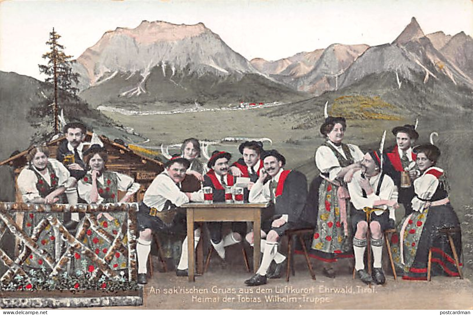 Österreich - Ehrwald (T) An sak'rischen Gruas aus dem Luftkurort Ehrwald - Heimat der Tobias Wihelm-Truppe