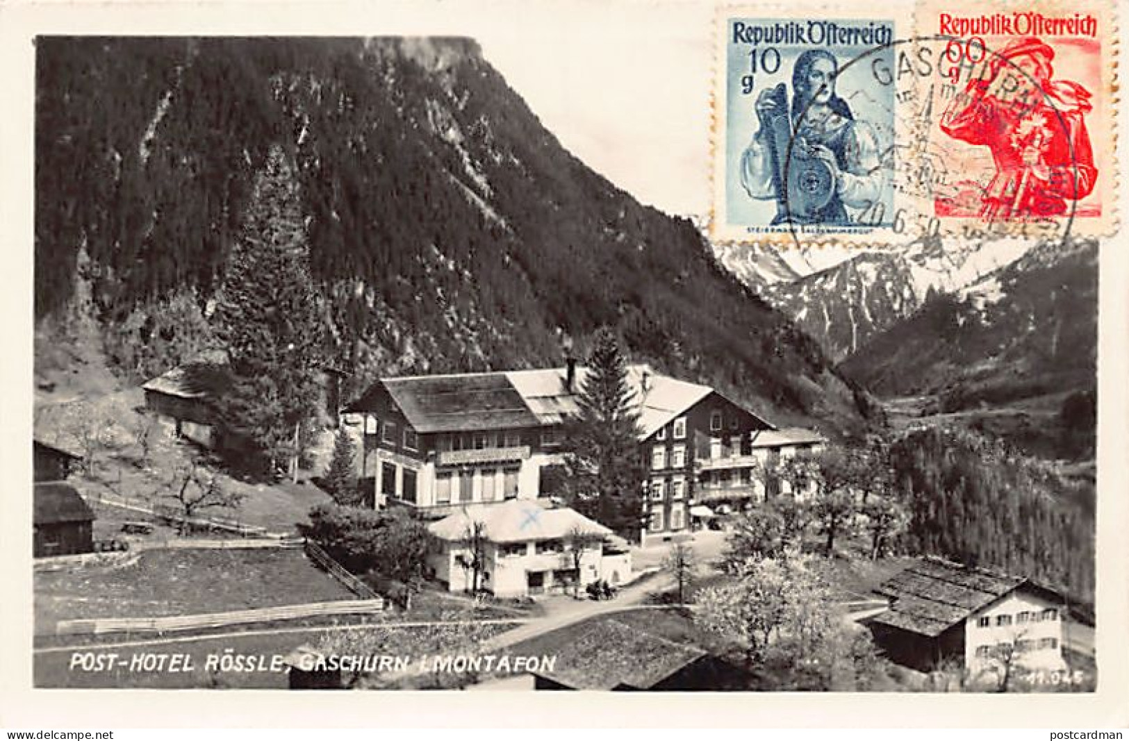 Österreich - GASCHURN - Post-Hotel Rössle