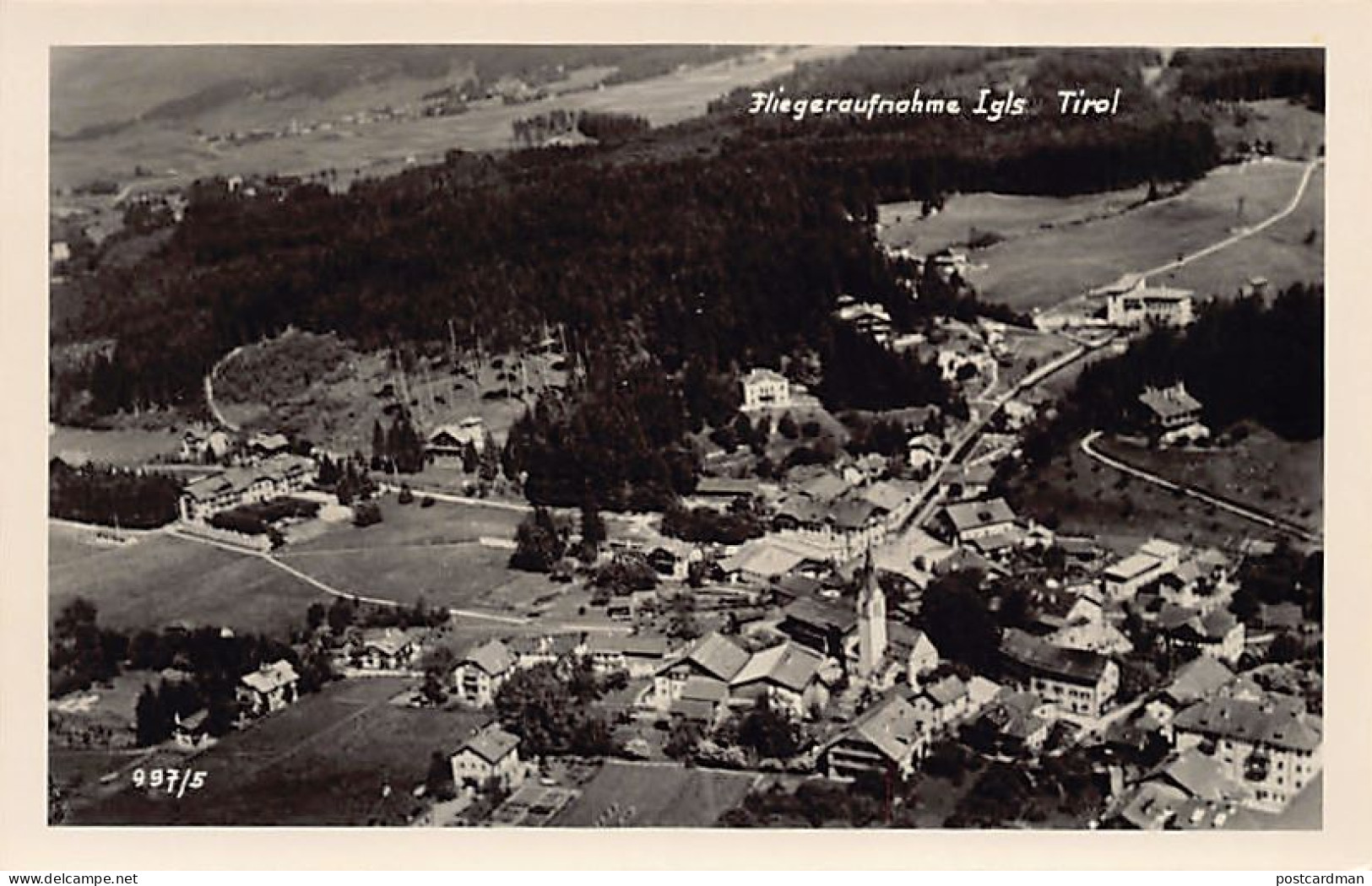 Österreich - Igls (T) Fliegeraufnahme