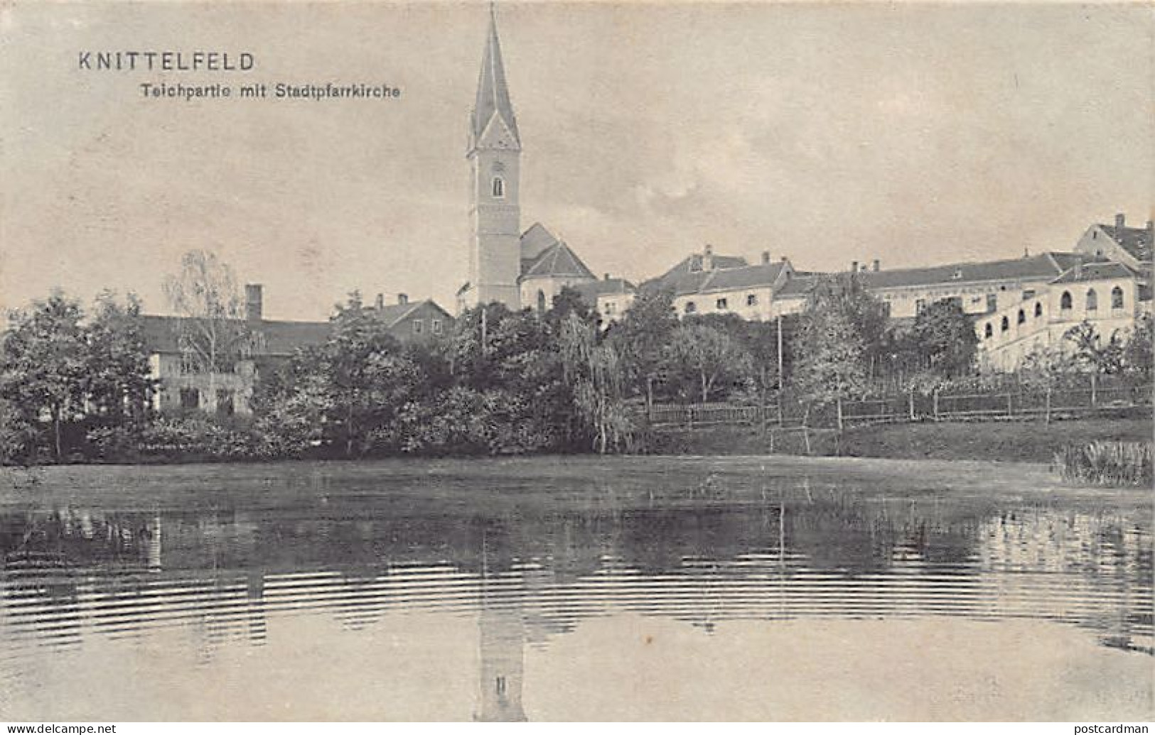 Österreich - KNITTELFELD (ST) Telchpartie mit Stadtpfarrkirche